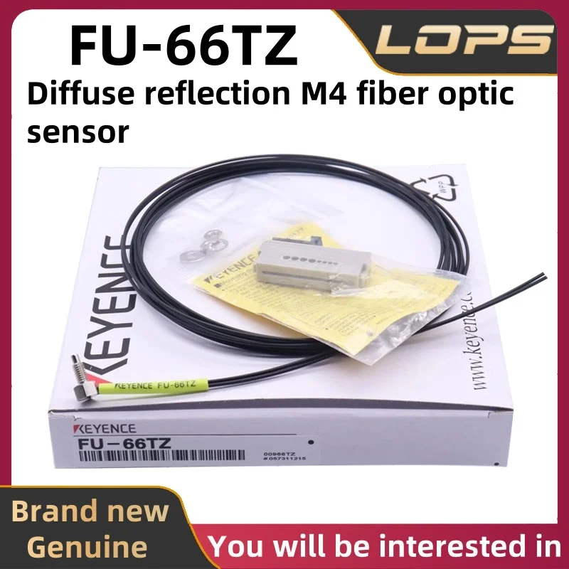 FU-66TZ Новый оригинальный оптоволоконный датчик диффузного отражения KEYENCE M4