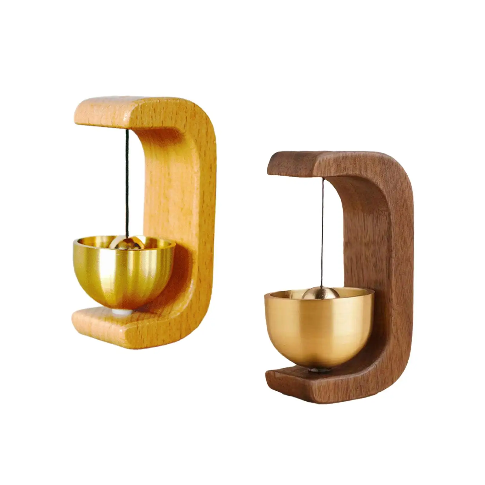 Door Opening Shopkeepers Bell Hanging Bell 3.5x2.5x7.5cm Copper Bell for Door Wall