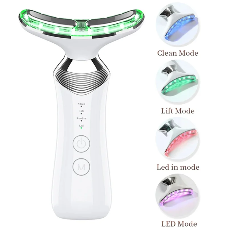 A22F-Cervical Neck Massager Multi-Function Beauty Device For Neck Spine Relaxation Nasolabial Fold Improvement Removal
