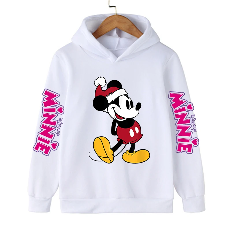 Funny Cartoon Manga Anime Mickey Minnie Disney Mouse Hoodie Children Clothes Kid Girl Boy Sweatshirt Hoody Baby Top