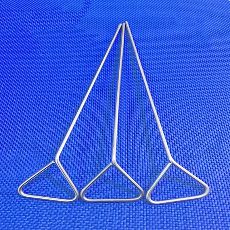 50PCS Stainless steel coating rod triangular scraper push plate cell scraper bacteria plate spreader