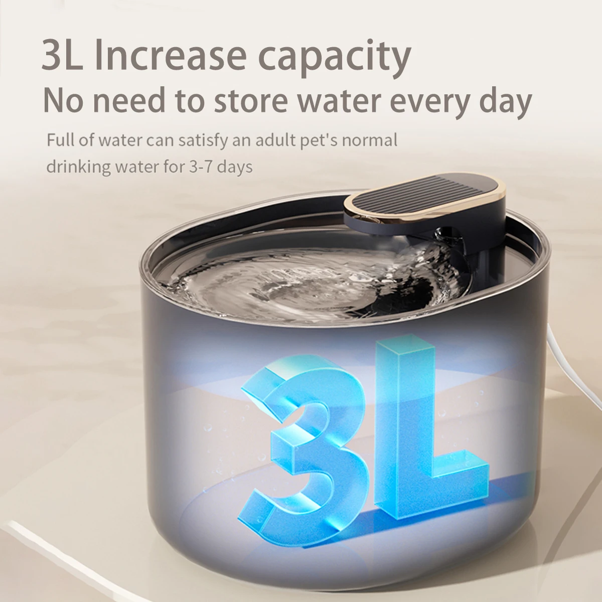 Pet Fully Automatic Water Foun - Automatic Cat Water Dispenser 3L review and price