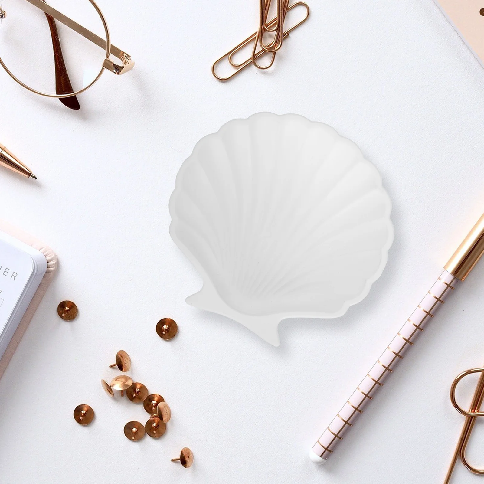 

Necklace Holder Jewelry Collection Plate Ceramic Storage Earring Bracelet Container Tray Decoration