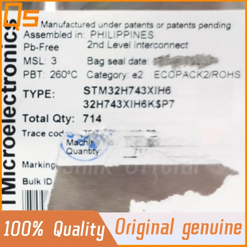 Neuer Original STM32H743XIH6 TFBGA-240 32-Bit-Mikrocontroller-Chip