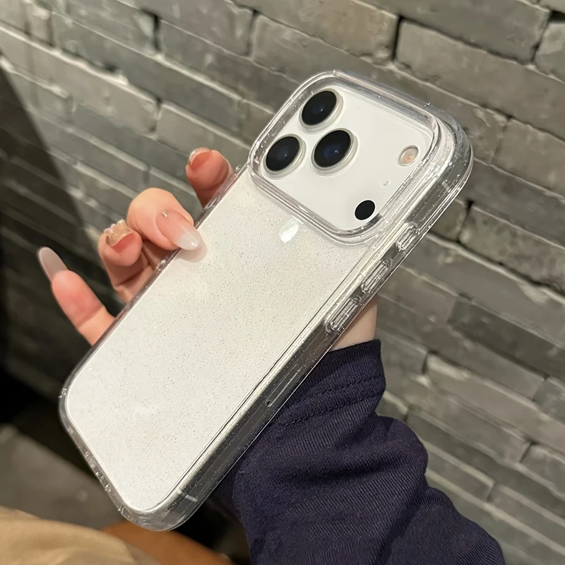 حافظة لهاتف آيفون 17 برو ماكس 16 15 14 13 12 11 XS X XR 7 8 16 Plus 16E 17 غطاء هوائي فاخر على الموضة #5