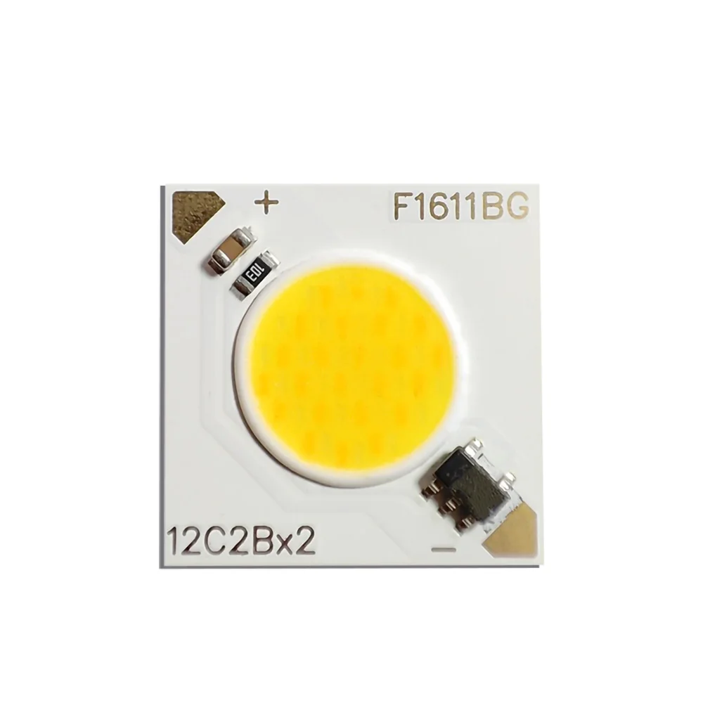 Lâmpada LED Beads com interruptor, temperatura de cor dupla, grânulos de lâmpada COB, 1507 suporte, ra90, luz principal, fonte spotlight, 1611