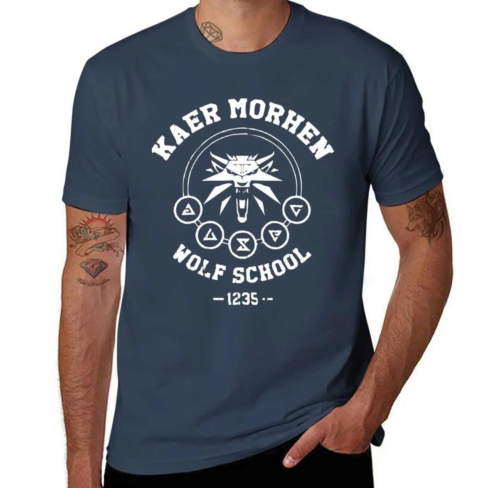 

BEST SELLER Kaer Morhen Logo Merchandise T-Shirt man t shirts high quality luxury brand t shirt man luxury T-Shirt