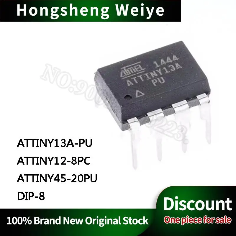 5Pcs ATTINY13A-PU 12-8PC 45-20PU DIP-8 IC Chip In Stock DISCOUNT