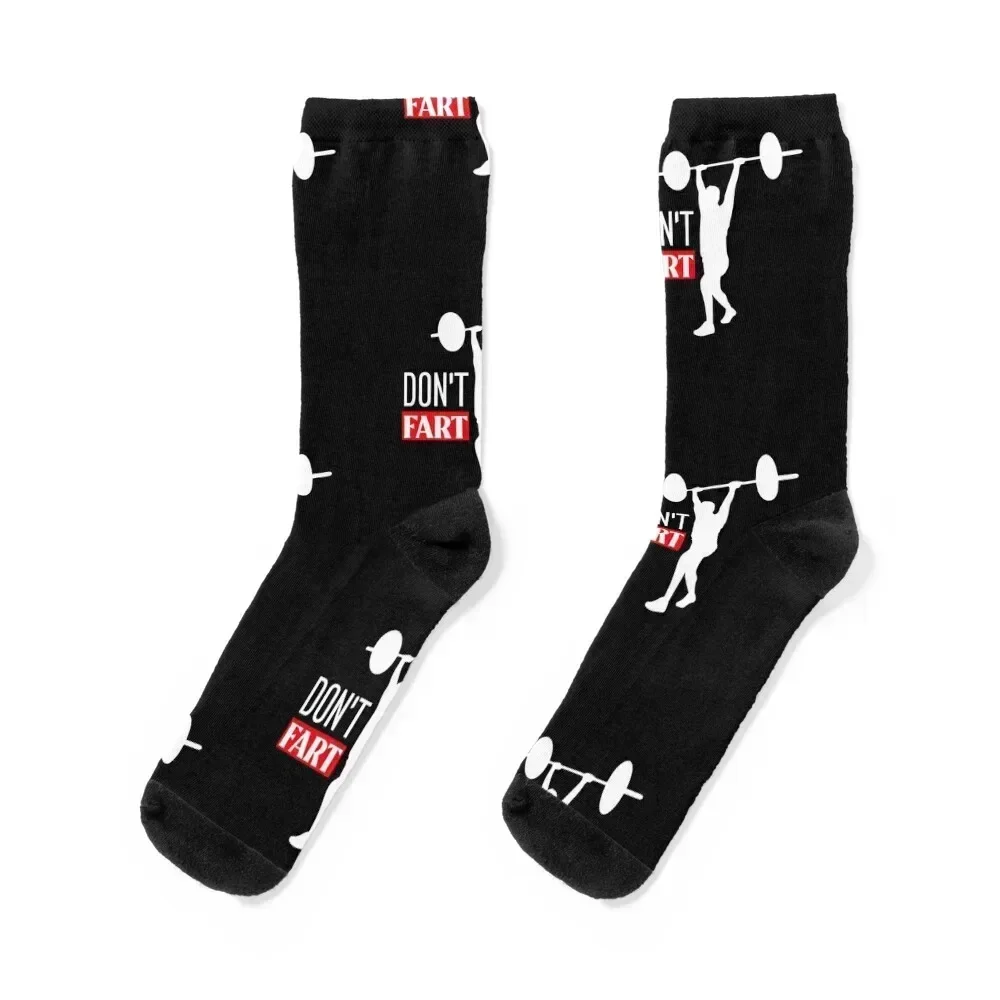 

DON'T FART Don't Fart Don't Fart It's leg day and...Gag Gift Joke Socks luxury Run kawaii Socks Girl Men's