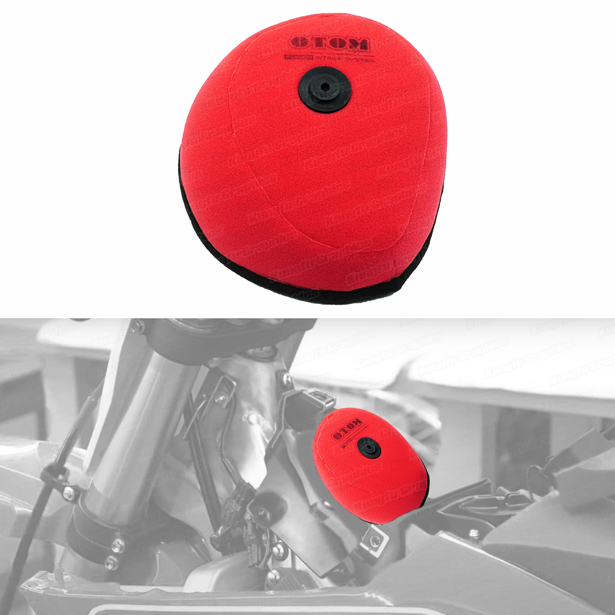 

JY Racing Motorcycle Dual Polyester Foam Air Filter for Honda CRF250R CRF250X CRF450R CRF450X Motocross Enduro NO.KRN-850