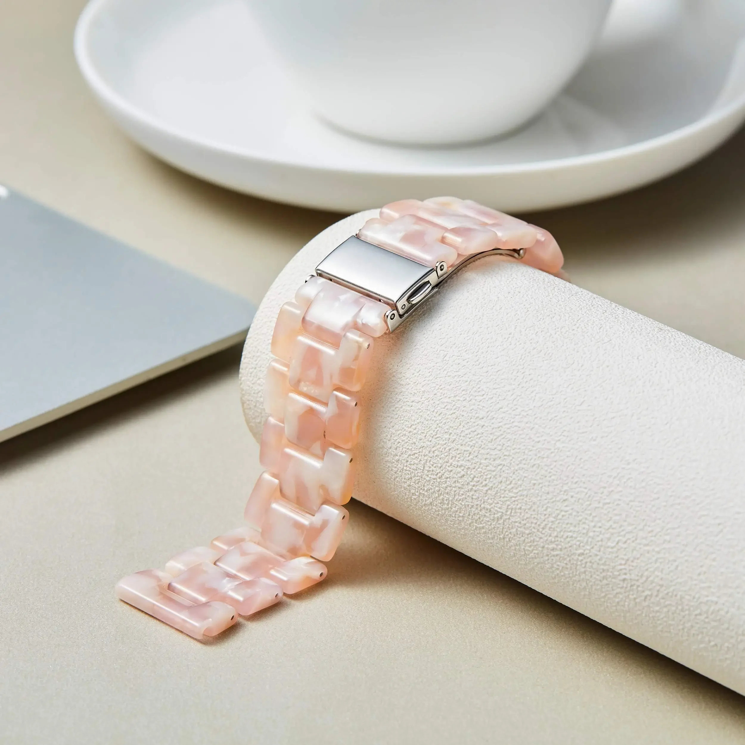 20mm Resin Strap for Samsung Galaxy Watch 7/6/5/4 44mm 40mm Band Active 2 WatchBand 22mm Strap Eco-friendly Replacement Bracelet