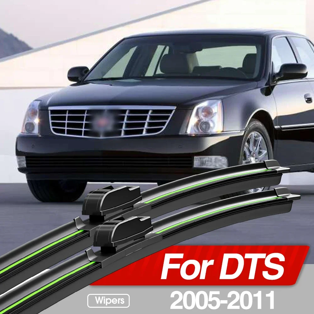 

For Cadillac DTS 2005-2011 Front Windshield Wiper Blades 2pcs Windscreen Window Accessories 2006 2007 2008 2009 2010