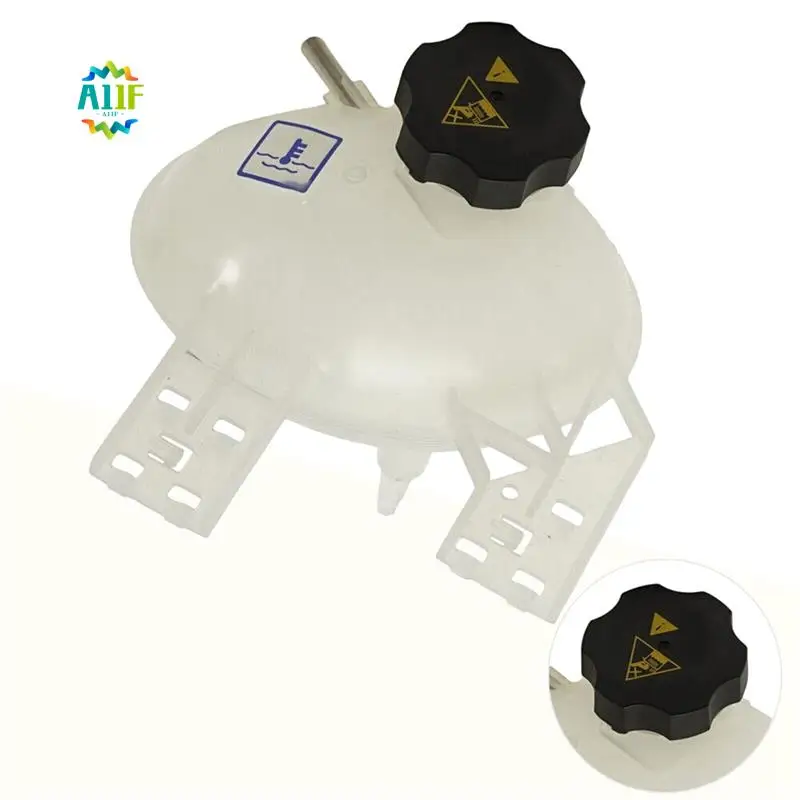 

A11F-Car Radiator Coolant Water Tank Bottle Accessories With Cover For Jeep Compass Renegade 2017-2021 68289857AA