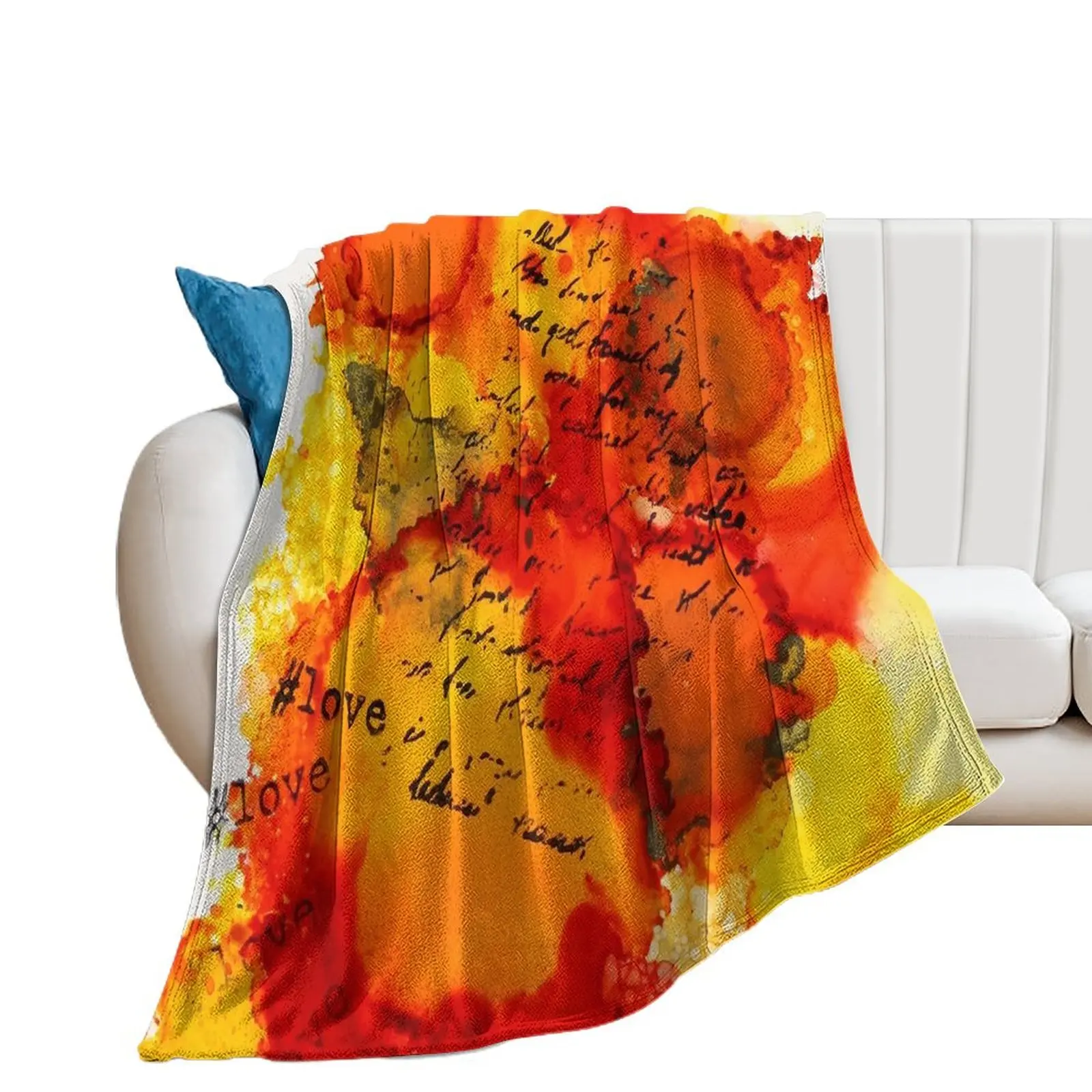 

My beautiful story (happy art) Throw Blanket blankets and throws Giant Sofa Warm Blankets