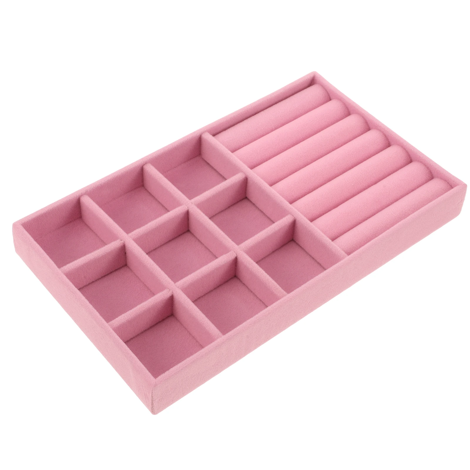 

8 Pcs Brooch Display Earring Box Organizer Earring Storage Drawer Divider Organizer Ring Box Flannel Tray Drawer