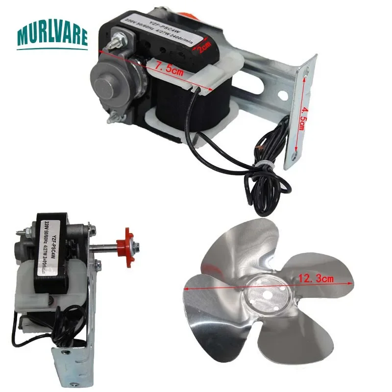 

Refrigerator Fridge Parts Freezer Motor Fan YZF-PSC4W PSC4W Cooling Fan Motor With Fan Blade