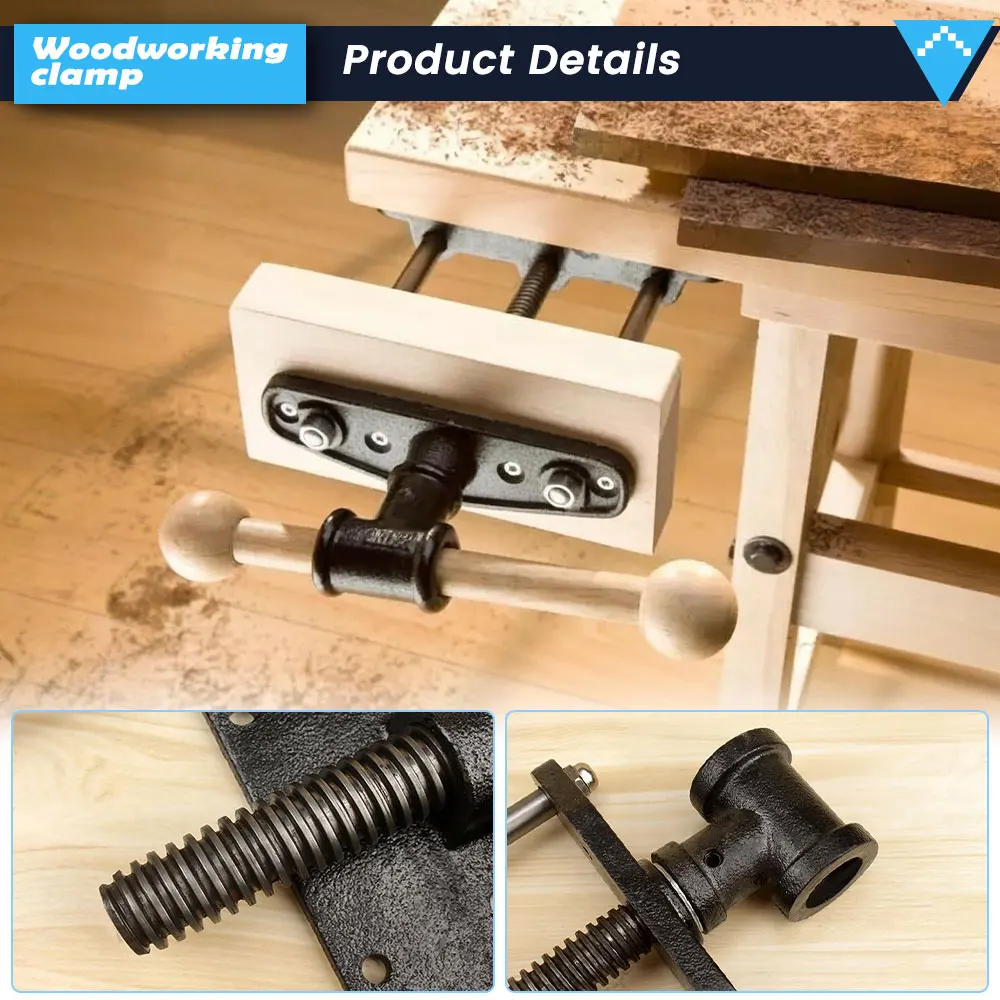 Rimoody 9 ''لوحة التحكم دليل السكك الحديدية لقط أداة النجارة منجلة دائم الثقيلة الصلب الجبهة مقاعد البدلاء الجدول ملزمة عدة