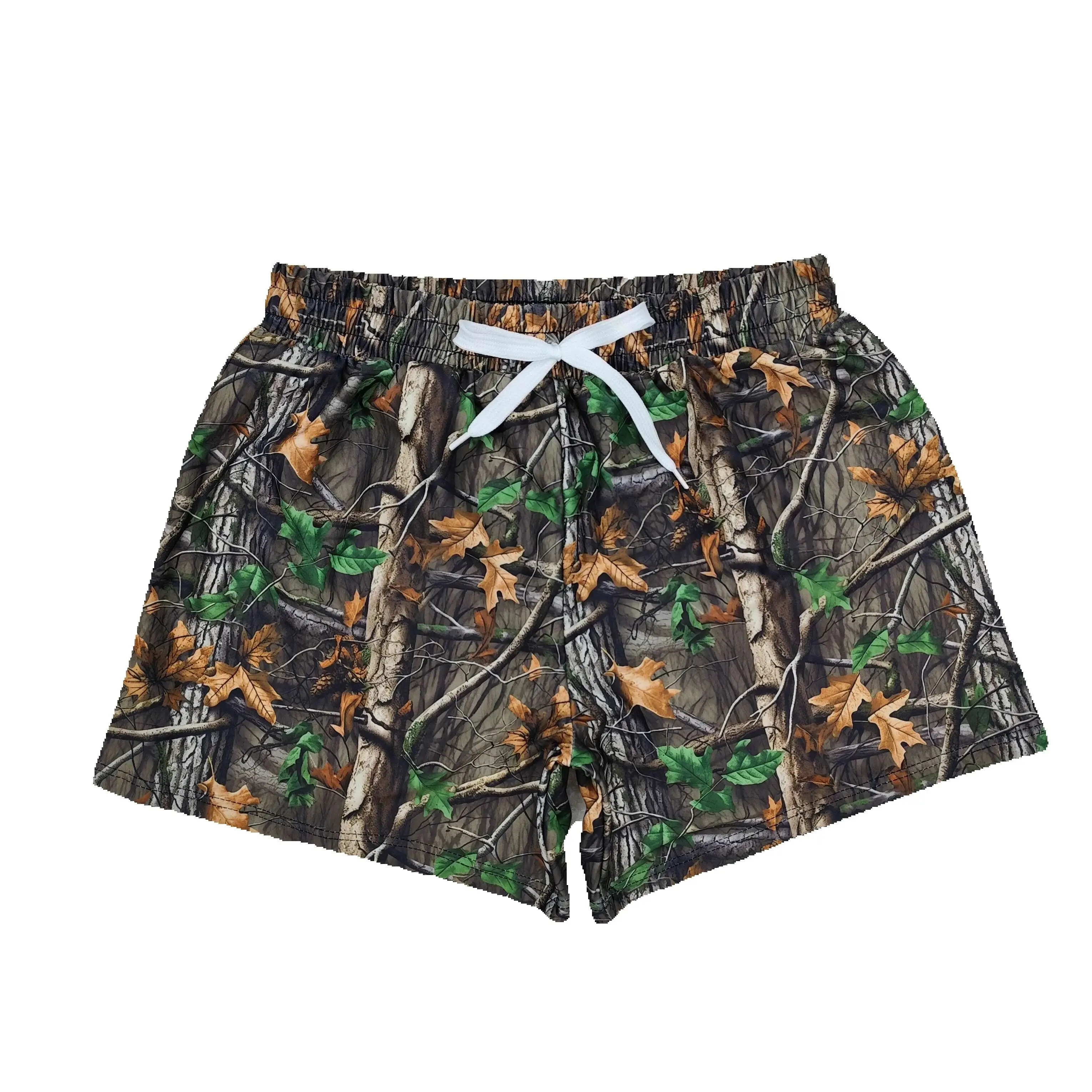 S0473 Fashionable Kids Boys Clothing Shorts Swim shorts with branches and leaves pattern With Children Clothes Rts No Moq