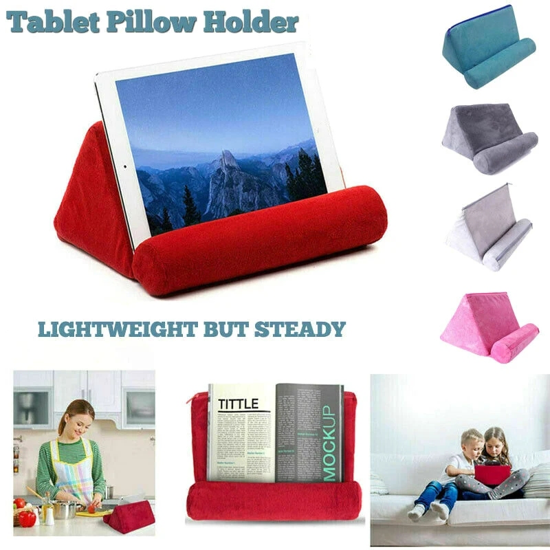 Multi-Angle Pillow Pad Tablet Phone Bracket Lap Stand Magazine Holder Pillow