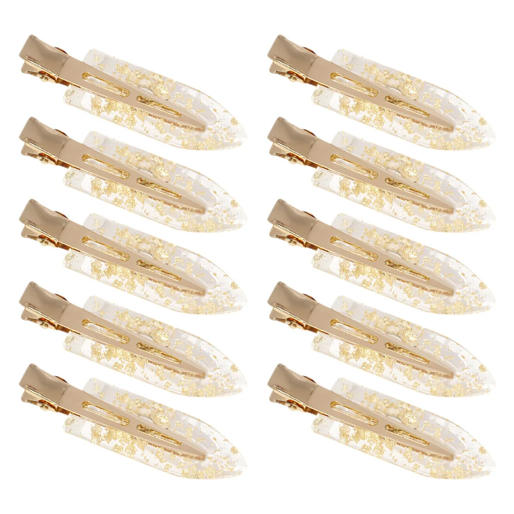 

10Pcs Styling Hair Clips No Bend Glitter Finish for Women Elegant Non Slip Hair Clips for Parties Celebrations and Daily Use