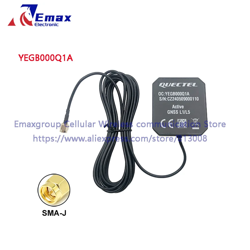 Quectel YEGB000Q1A GNSS L1 L5 High-precision External Antenna SMA-J Male For LC29H DA BS BA AA RTK Positioning Core Board