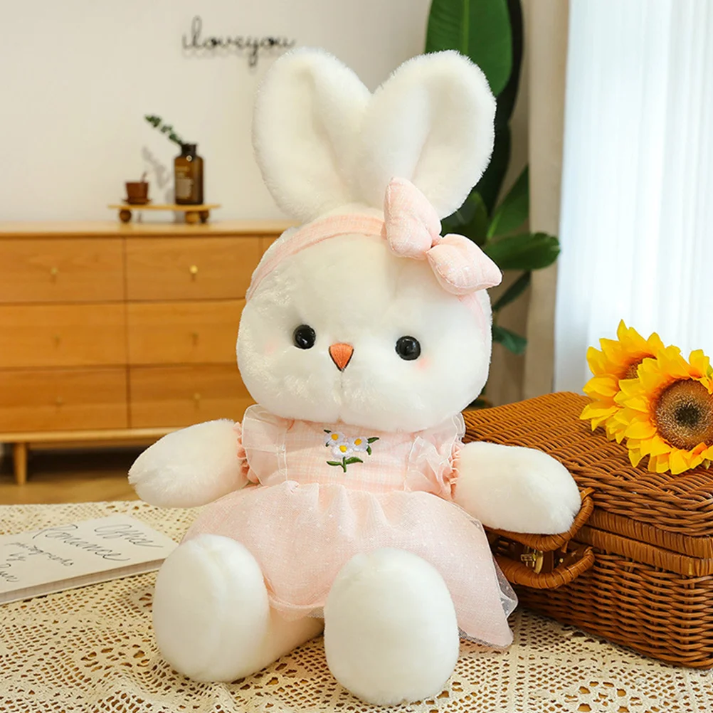 

Plush Bunny Girl Toys Stuffed Girls Animal Filling Kids for Rabbit Decor Pp Cotton Child