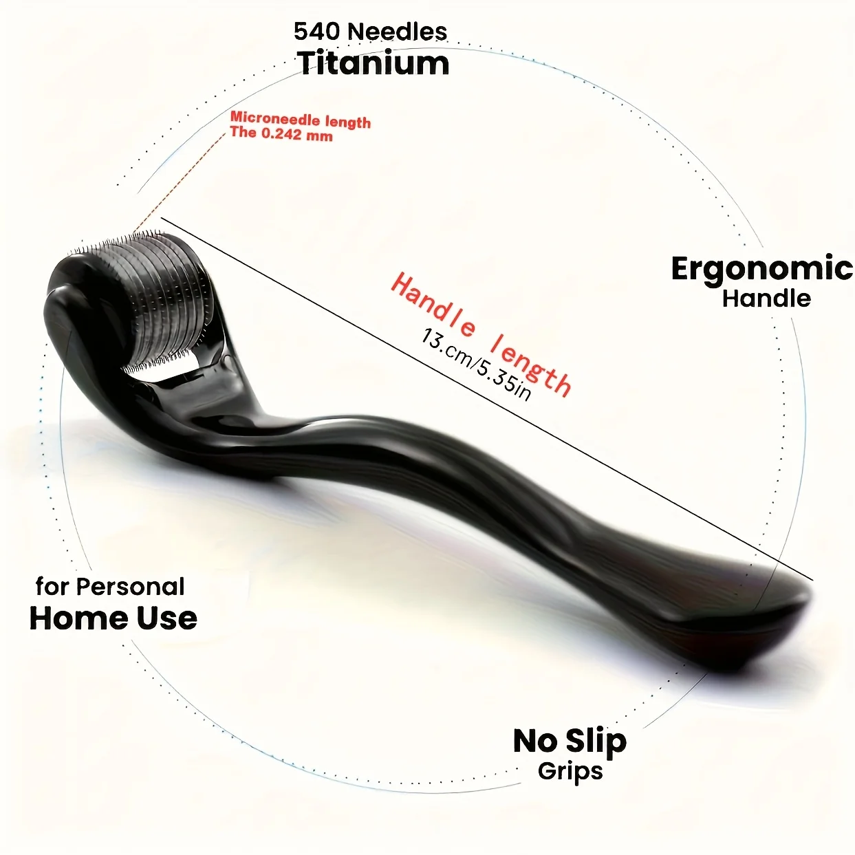 Zestaw do wzrostu brody dla mężczyzn, roller do brody, odżywianie, zapobieganie wypadaniu włosów, roller do brody z mikroigłami, wzrost włosów