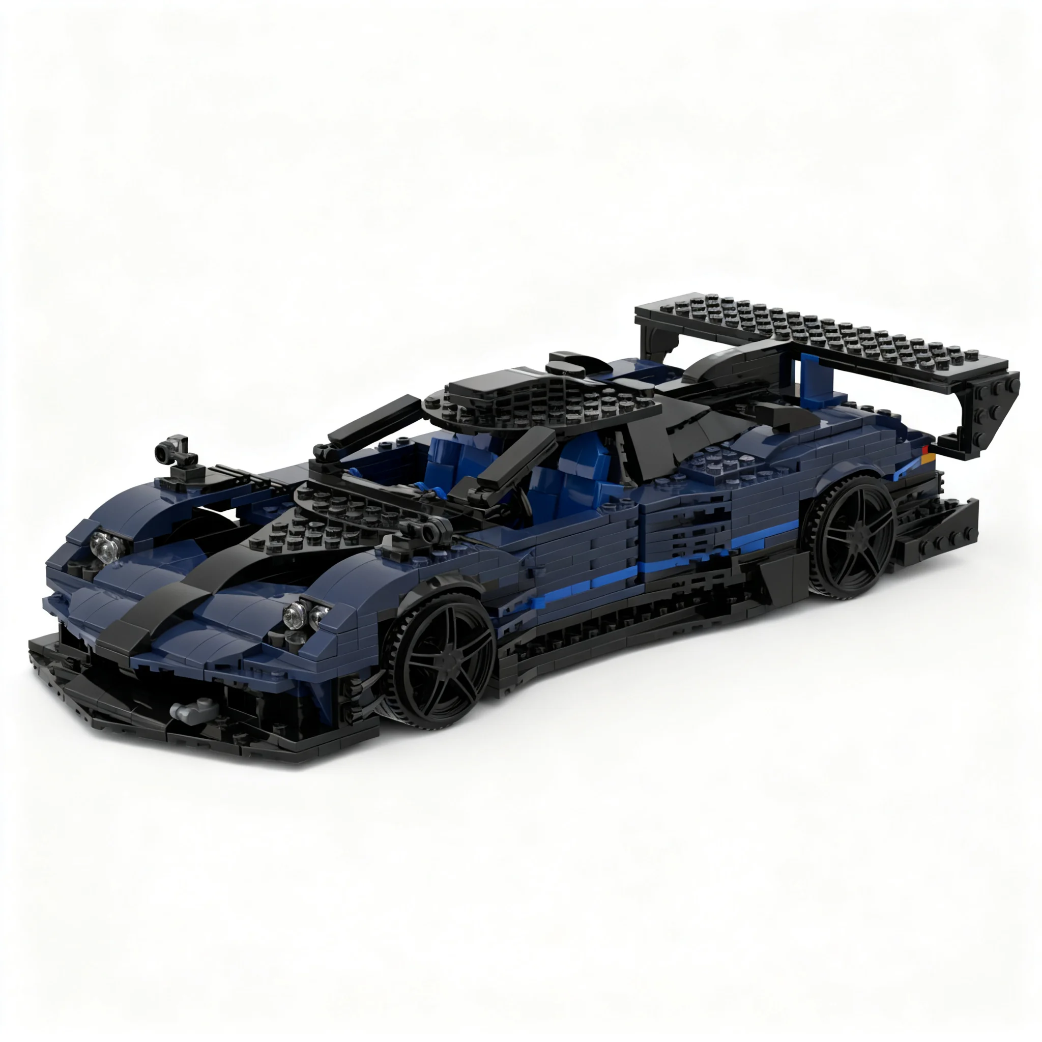 1015pcs MOC Cars Paganines Zondas R – 1 5 Special Edition Model Building Blocks Construction Craft Collection Art Education
