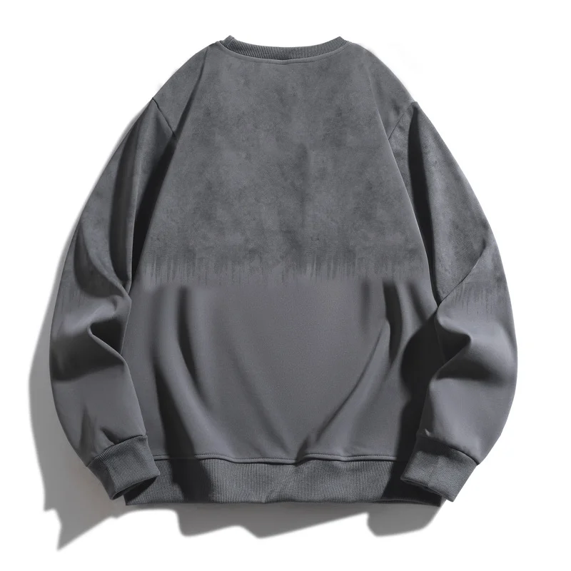 

Spring Autumn New Fashion Trendy Casual Versatile Printed Men's Crew Neck Sweatshirt Loose Comfortable Top