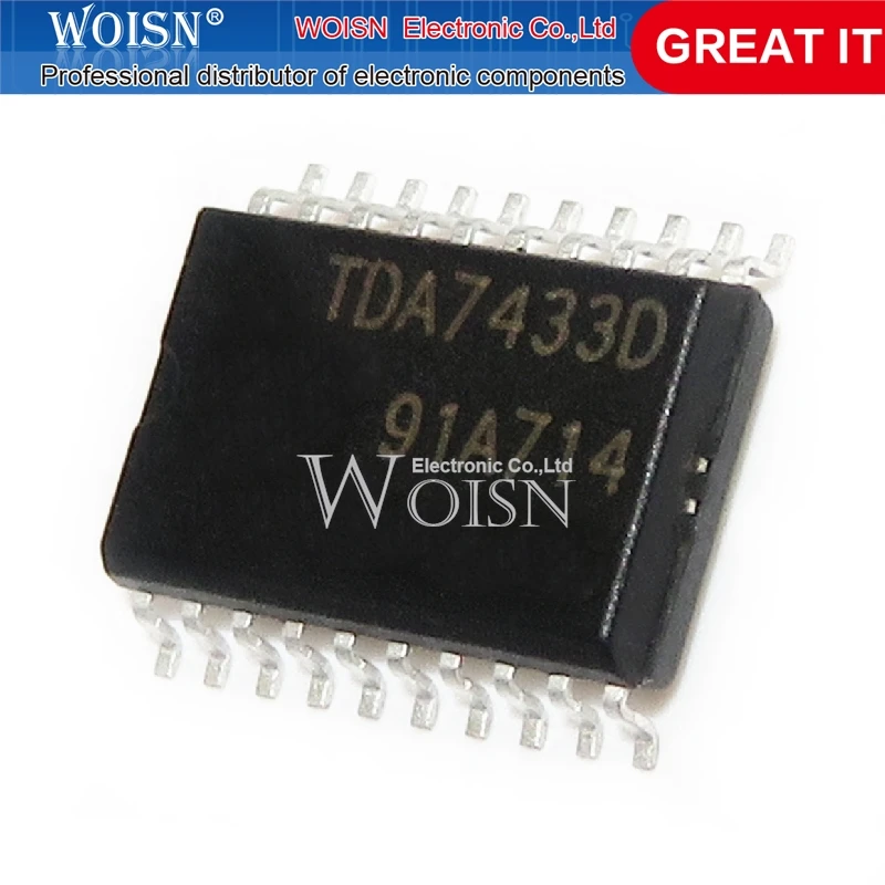 

10PCS TDA7433D TDA7433 SOP-20