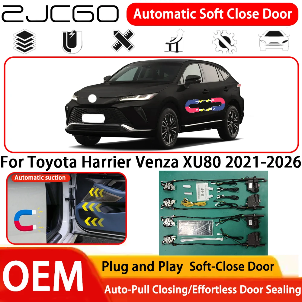 

for Toyota Harrier Venza XU80 2021-2026 Car OEM Plug and Play Automatic Electric Soft Close Door Comfort Closing System
