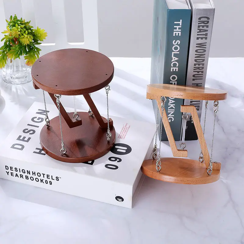 Tensegrity Table Wooden Plant Stand Desktop Ornament Early Education Toy for Office Living Room Desk TV Cabinet Home Decoration