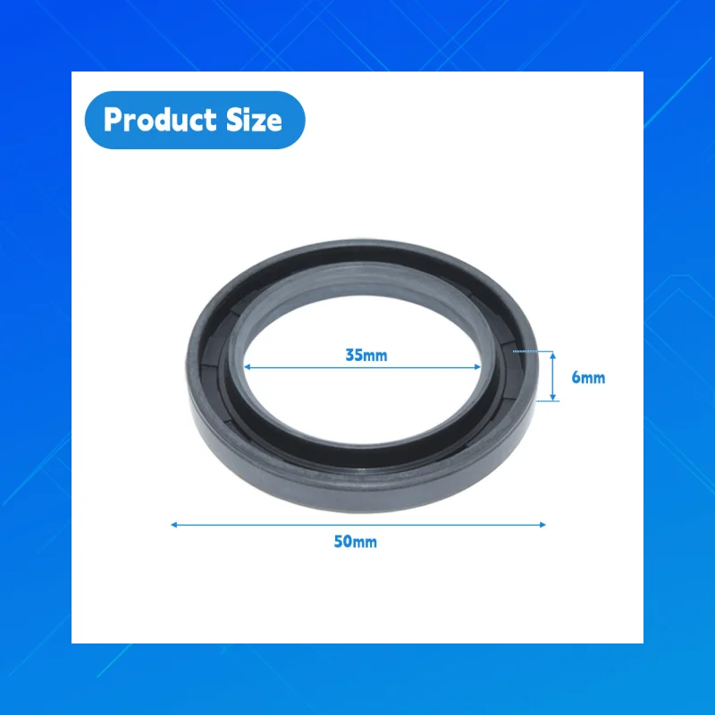 

DMHUI brand high-pressure oil seals,High-quality nitrile rubber oil seals. type VC, size 30X50X6 mm. Radial shaft seal AG2055A