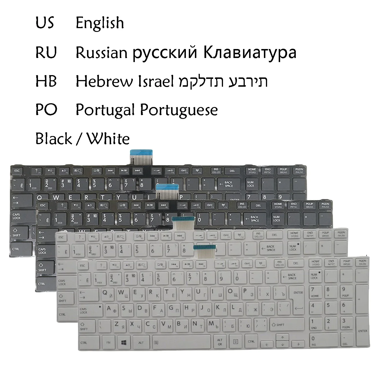 

US Spanish Nordic Greek German Canadian Keyboard for Toshiba Satellite C50-A C50d-A C50dt-A C50t-A C55-A C55D-A C55dt-A C55t-A