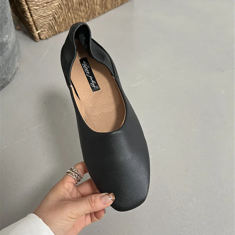Damen-Ballettschuhe, Lässige Weiche Damenschuhe, Tanzschuhe, Neue Frühlings- und Herbstmode, Flache Slip-On-Schuhe für Damen – Detail 1