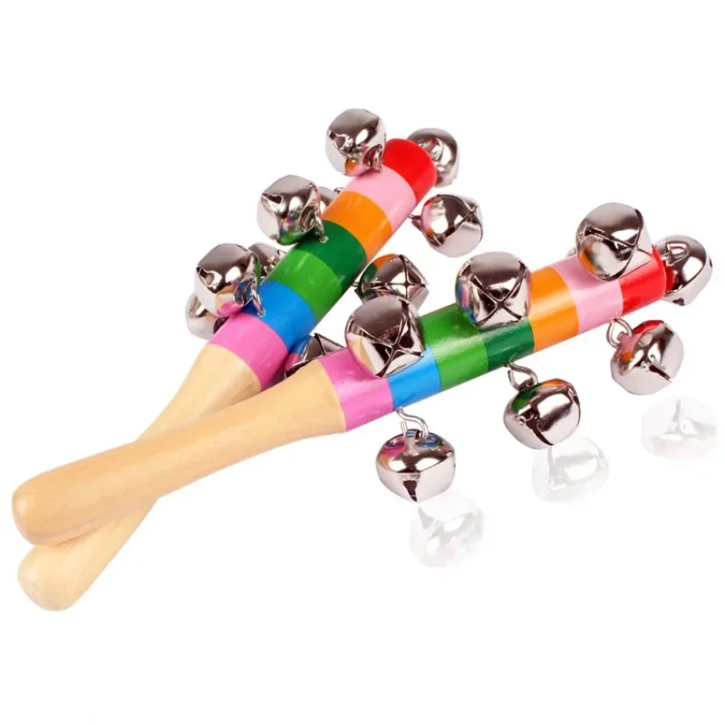 Sonajeros de madera Montessori para cuna de bebé, sonajero para bebé, juguetes musicales educativos de madera, juegos para bebés de 0 a 12 meses