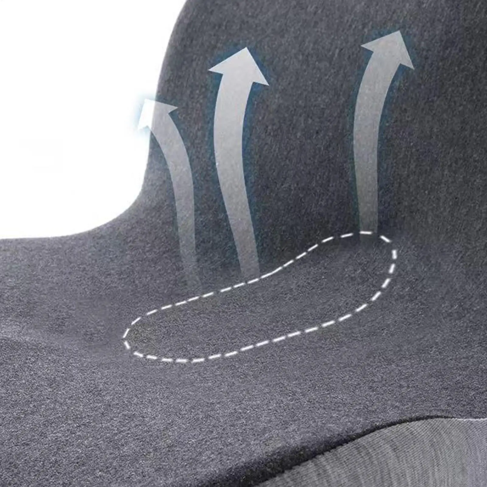 

Подушка для сиденья из пены с эффектом памяти на молнии, удобная съемная подушка из пены с эффектом памяти для автомобиля, для женщин, мужчин, водителей, для дома, гостиной