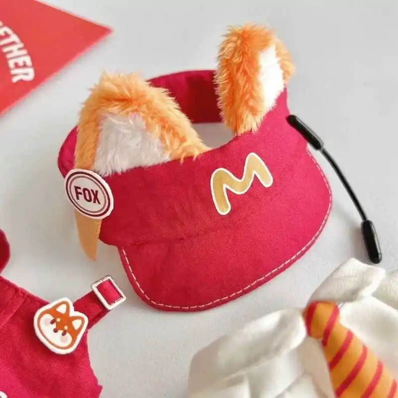 لطيف الكرتون القطن دمية الزي مجموعة مع حزام قبعة ماكدونالد قميص 10 سنتيمتر إكسسوارات دمي لعبة مثالية للأطفال والمعجبين هدية #6