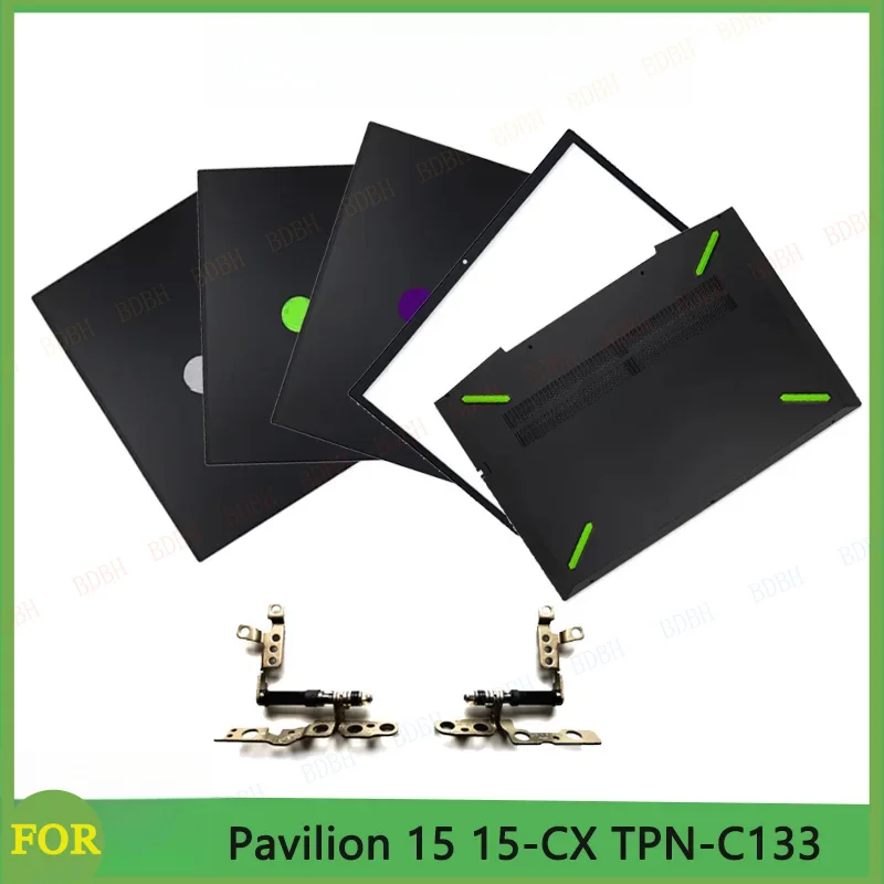 

Новые запчасти для ноутбука Pavilion 15 15-CX TPN-C133: задняя крышка экрана, передняя рамка, нижний корпус, петли, сменный корпус (серебристый, зеленый, фиолетовый)