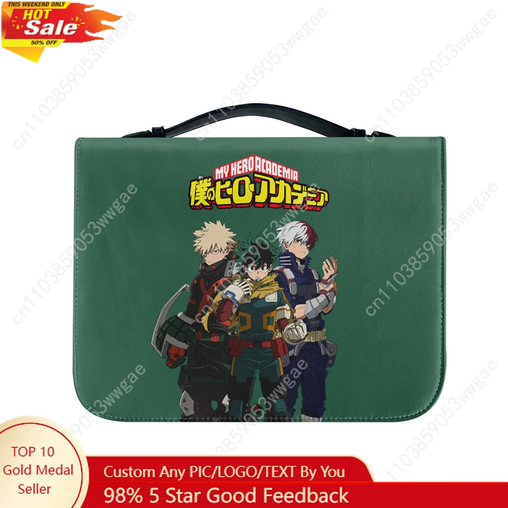 

My Hero Academia Bible Bag Christian Gift Personalized Covers Bible Pack Waterproof Leather Bag High Quality Pocket Package Case