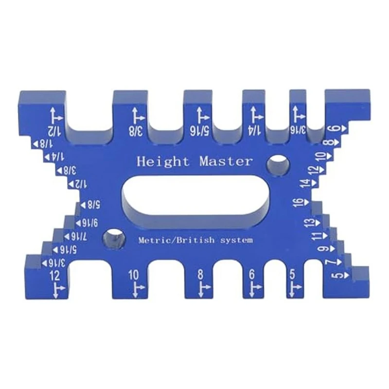 High Accuracy Calipers Aluminum Alloy Scale Measuring Tool Woodworking Saw Table Machine For Router And Table Saw -B