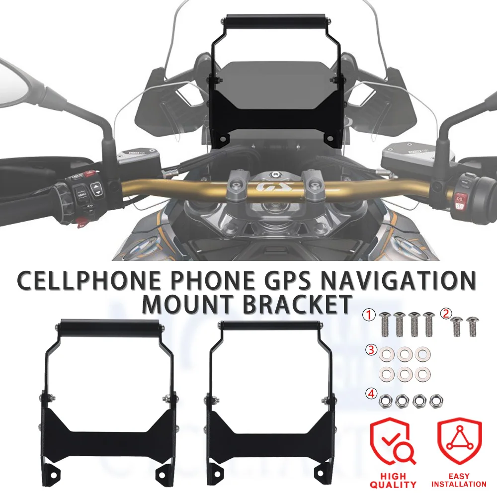 

For BMW R1300GS Adventure / R1300 GS Trophy / R 1300GS TE 2023 2024 2025 CNC Phone GPS Navigation Mounting Bracket Plate Holder