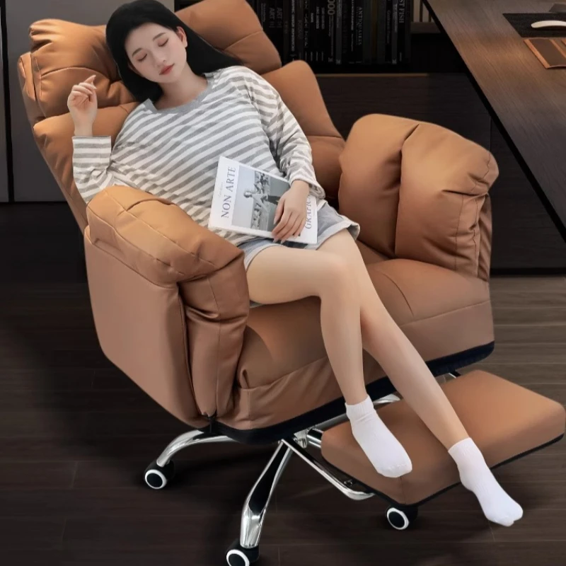 كرسي مكتب متنقل للمنزل كسول كرسي مريح مصمم كرسي مكتب غرفة المعيشة أثاث صالون Cadeiras De Escritorio #5