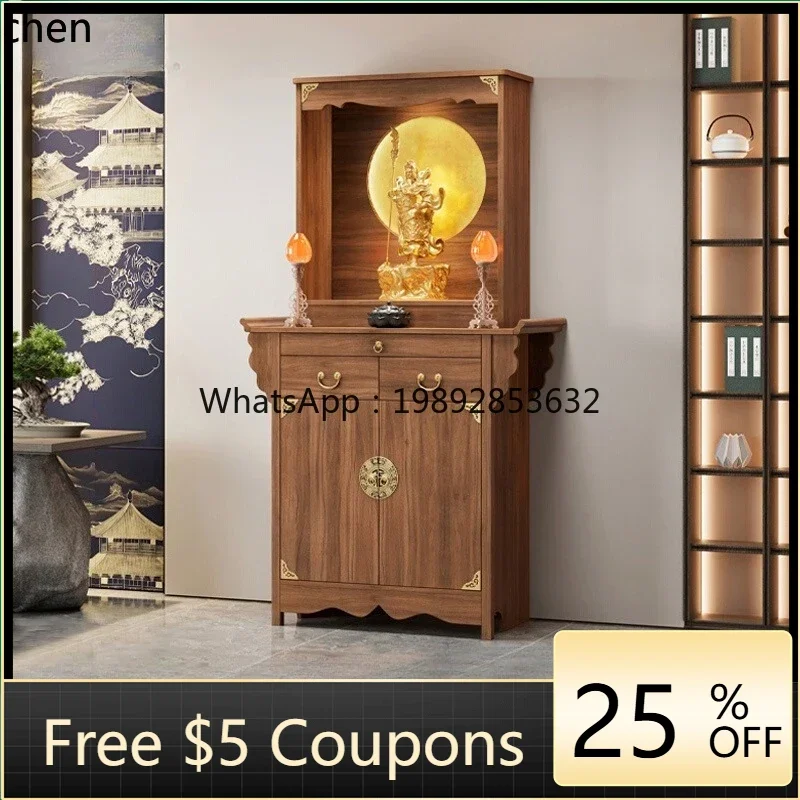 

GZ7shrine offering table shrine incense table new Chinese vertical cabinet Guanyin Bodhisattva household