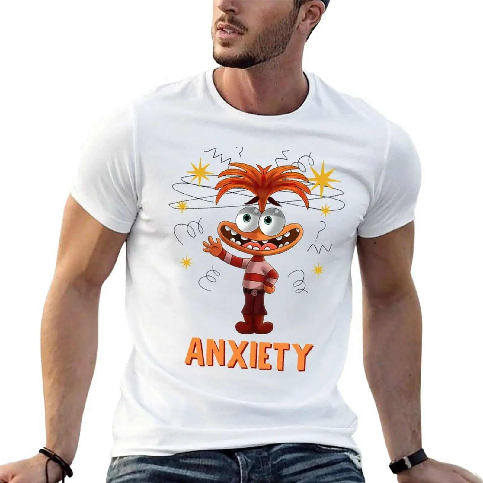 

Anxiety T-Shirt t shirts for man graphic vintage g man t shirts for men T-Shirt