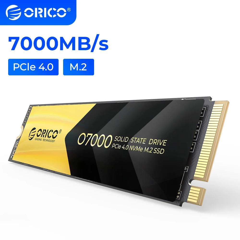 ORICO M.2 NVMe PCIe4.0x4 Solid State Drive 512GB/1TB/2TB/4TB 2280 Up to 7000MB/s NVMe SSD TLC NAND Flash for Laptop PC