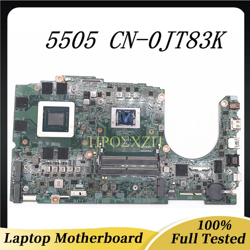 CN-0JT83K 0JT83K JT83K Mainboard For DELL G5 SE 5505 Laptop Motherboard 19802-1 Ryzen 7 4800H CPU With 215-0917348 100%Tested OK