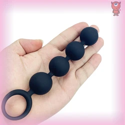 Small Anal Beads Silicone Butt Plug Anal Balls Buttplug Sex Toys for Beginners Men and Women Erotic Toy SexShop Goods for Adults