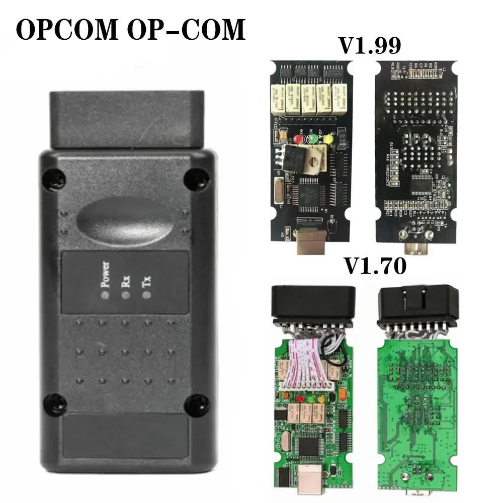 Newest Firmware OPCOM 1.99 1.78 1.70 OBD2 CAN-BUS Code Reader For Opel OP COM OP-COM Diagnostic PIC18F458 FTDI Chip