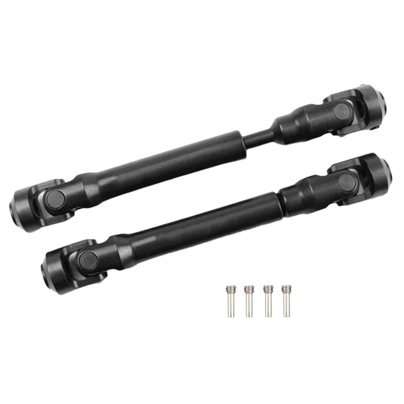 

2Pcs Metal Drive Shaft CVD Driveshaft for 313mm Wheelbase Axial SCX10 & SCX10 II 1/10 RC Crawler Car Upgrade Parts